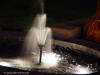 fountain and lighting installation